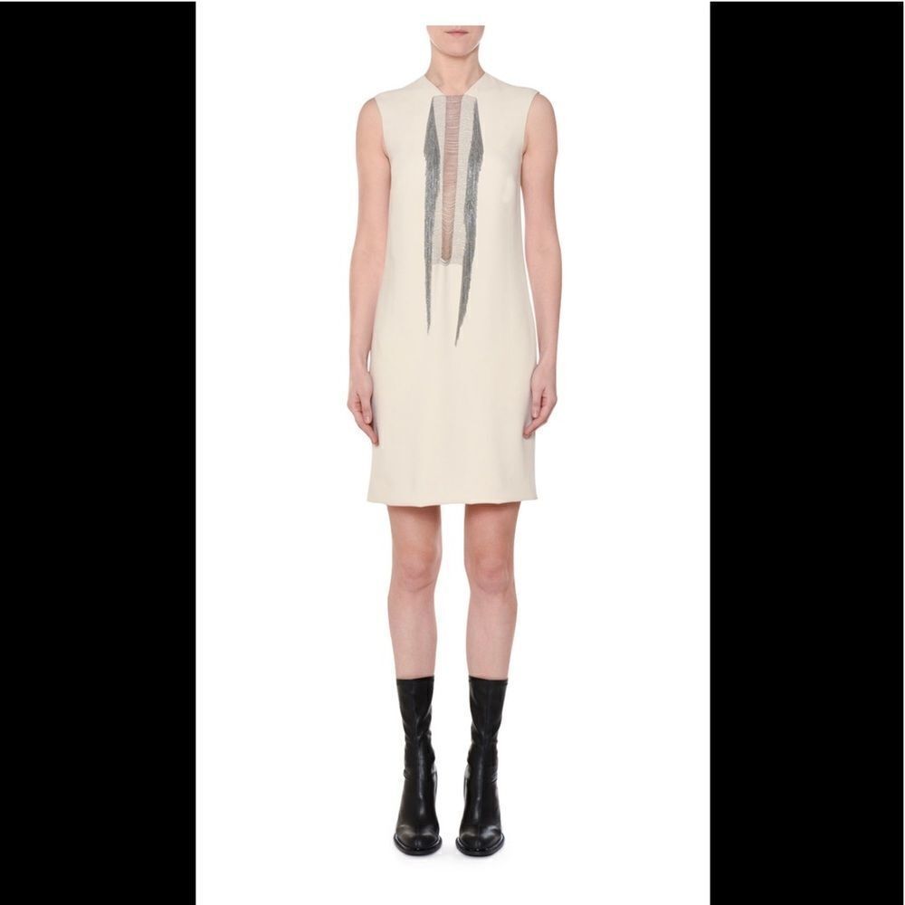 Stella McCartney Shift Dress w/Chain Inset - Picture 3 of 8